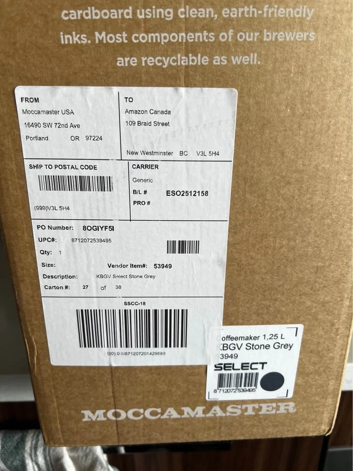 Technivorm Moccamaster Coffee Maker - new w/open box - photo 5
