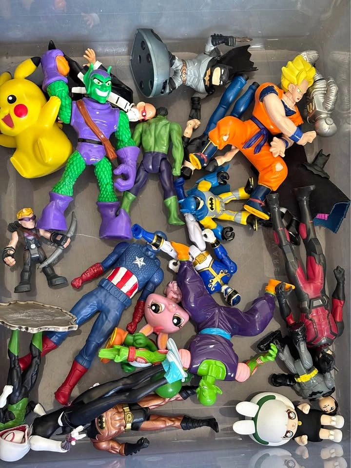 Action Figure Lot - Marvel, DC, Dragon Ball Z, Pokemon & More