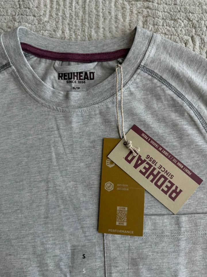 RedHead Men’s Performance T-Shirt with Pocket NWT Size Small - photo 2