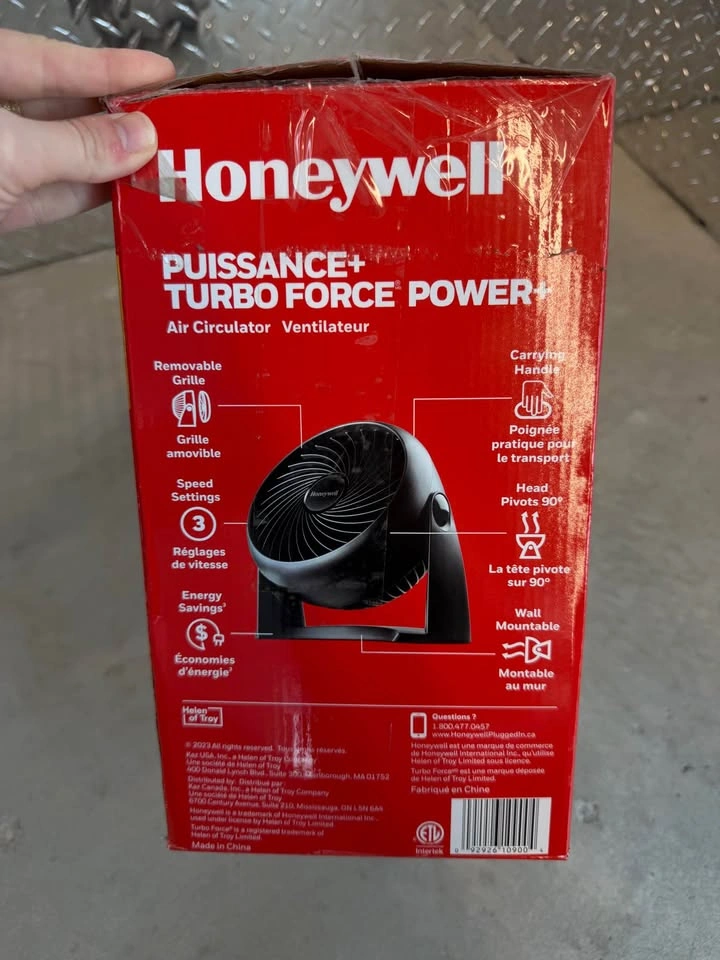 Honeywell Turbo Force Power+ Air Circulator Fans – Like New - photo 5