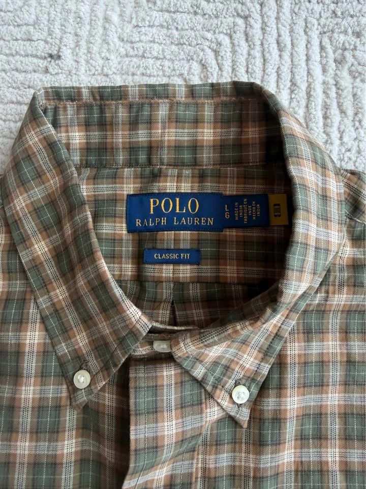 Polo Ralph Lauren Men’s Classic Fit Plaid Button Down Shirt - Si - photo 2