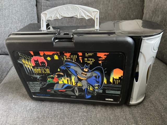 Vintage 1995 new Batman & Robin Plastic Lunch Box