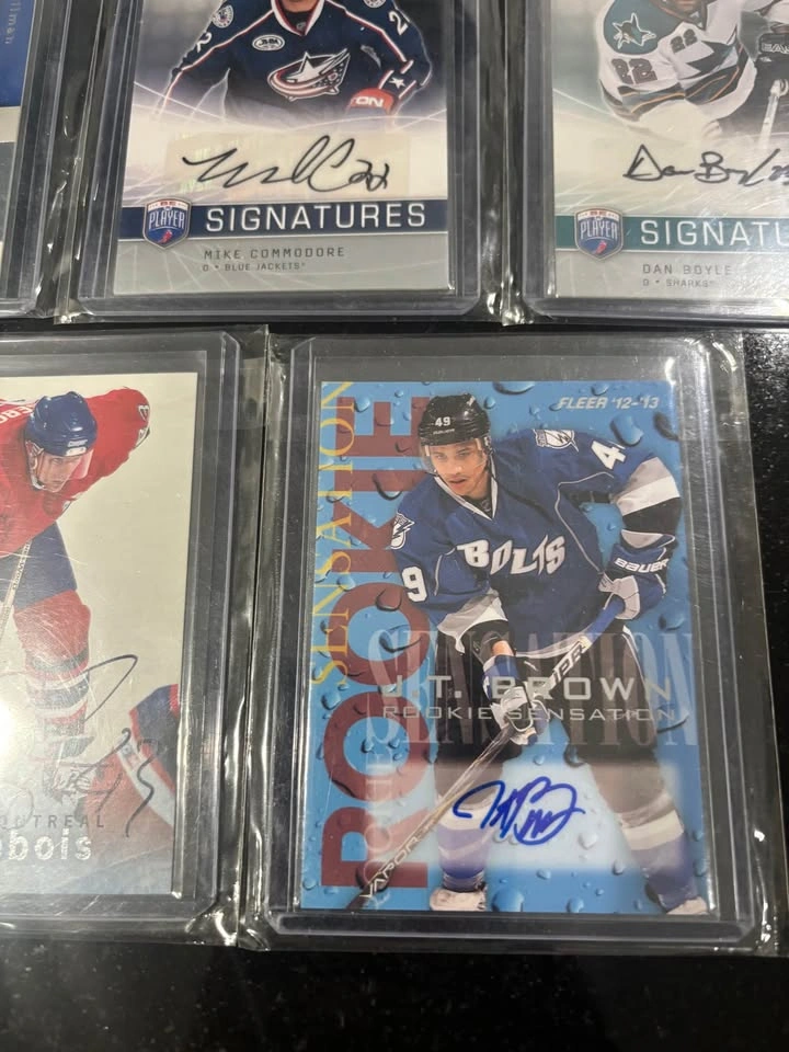 Assorted Autographed NHL Cards With Rookie - photo 3