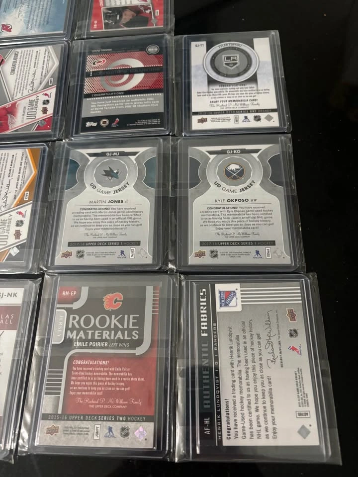 Assorted Hockey Jersey Cards 2007-2018 - photo 5