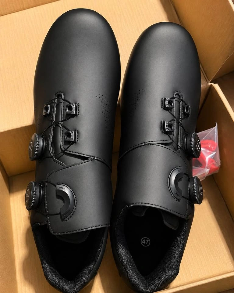 Black cycling shoes, size EU 47 / approx. US Men’s 13–13.5 - photo 2