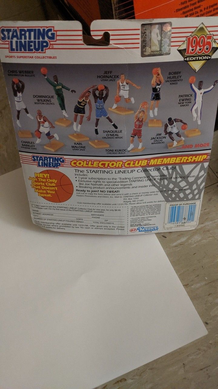 NBA Knicks Vintage Starting Lineup 1995 Patrick Ewing (Legend) - photo 4
