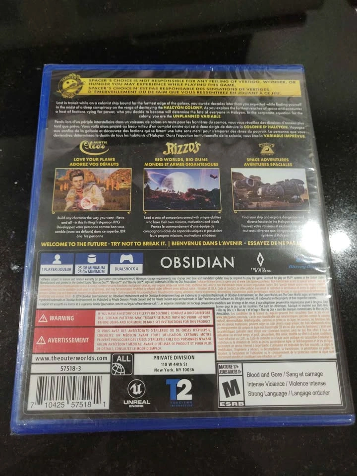 The Outer Worlds PlayStation 4 - photo 2