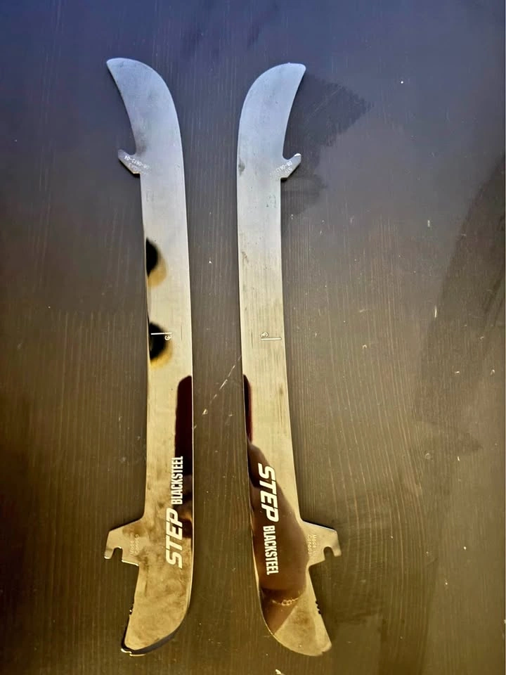 New CCM Step Black Steel Blades (Never Sharpened)