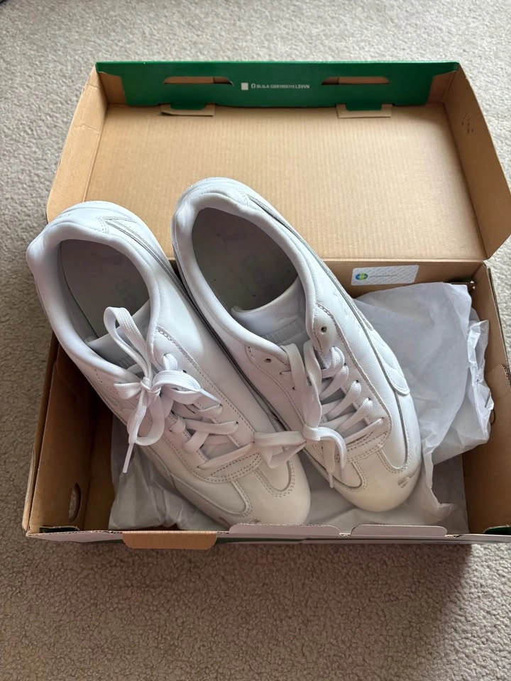 BNIB Puma Speedcat Full Lthr white sneakers US 9.5 - photo 2