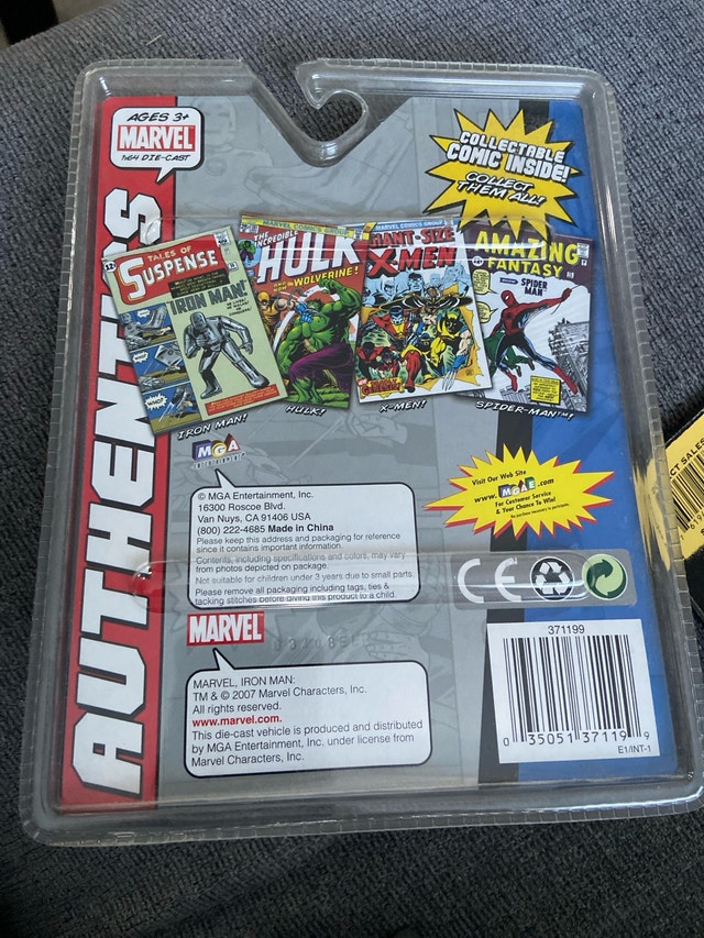 2007 Marvel Authentics Tales of Suspense #39 Die-Cast Car - photo 3