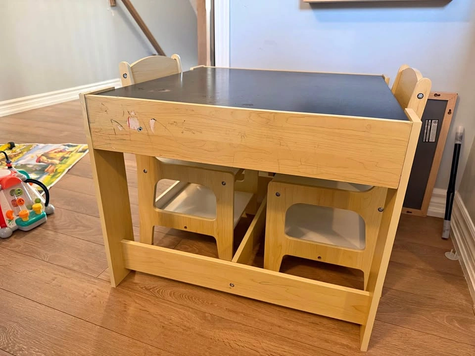 Children's Activity Table with 2 Chairs