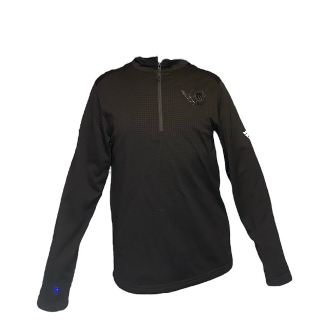 Fanatics Ottawa Senators Waffle Knit Quarter-Zip Pullover - photo 3
