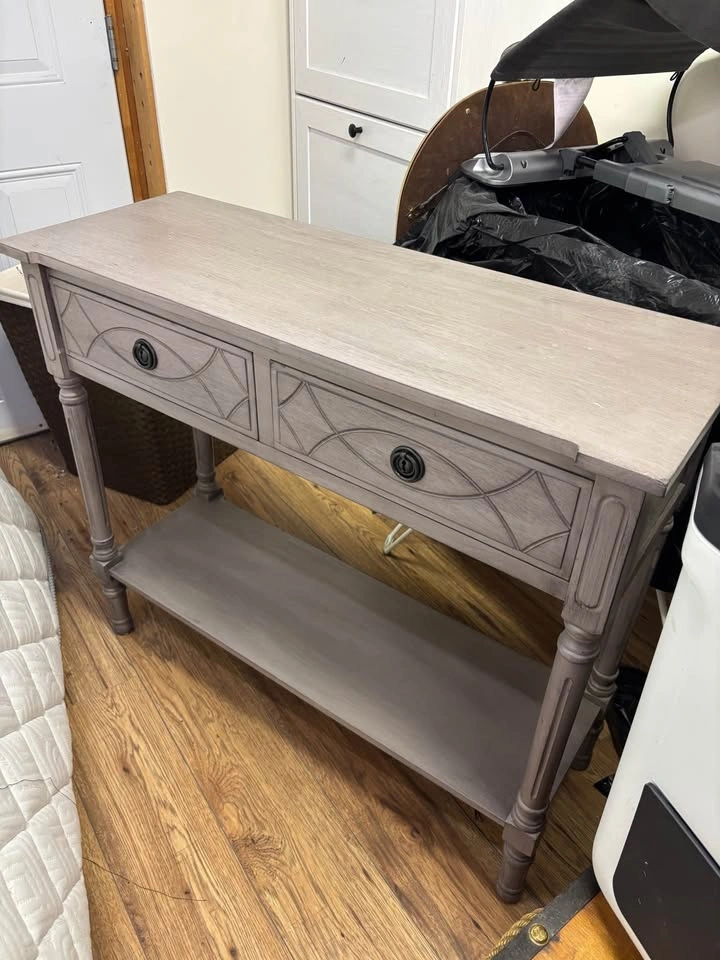Grey Beige Console Table - photo 2