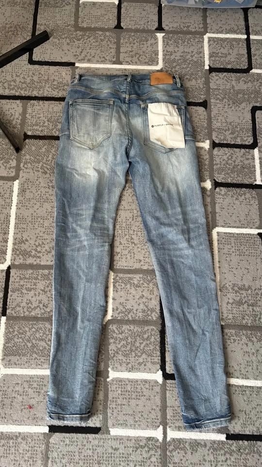 Blue purple jeans - photo 2