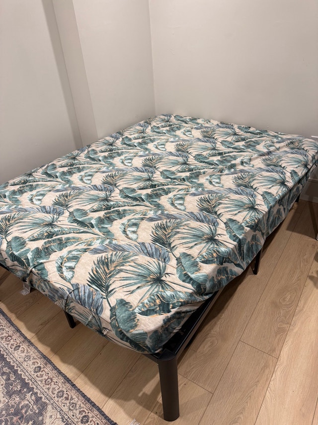 Full Size 16” Metal Bed Frame + Mattress Included - photo 2