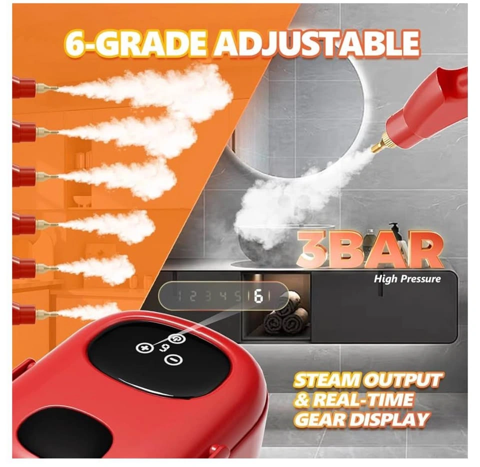 Handheld Steam Cleaner - 2500W High Pressure Portable Steamer - photo 3