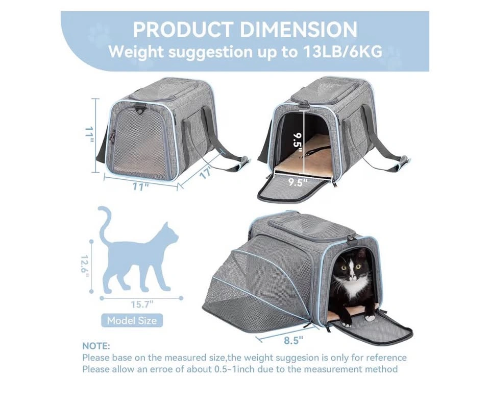 BNIB Airline Approved Expandable Pet Carrier - photo 2