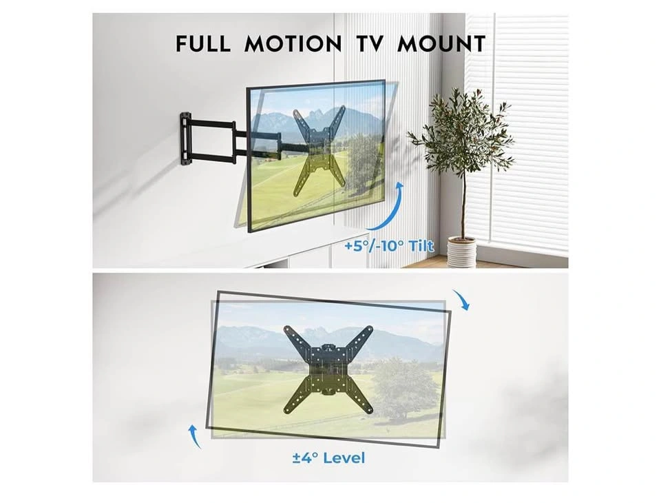 BONTEC Full Motion TV Wall Mount (26-65 Inch Flat/Curved) - photo 5
