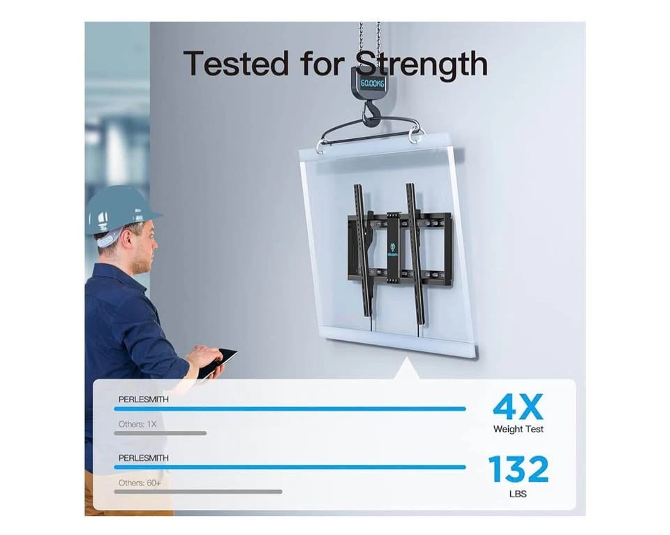 PERLESMITH Tilting TV Wall Mount Bracket (37-82 Inch) - photo 3