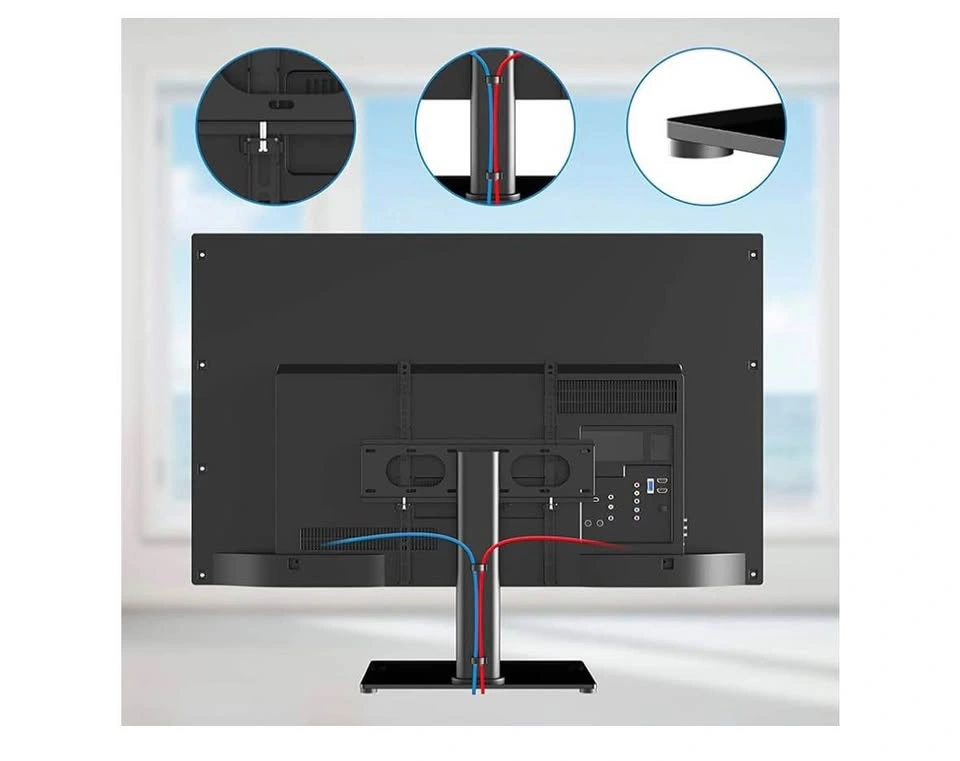 Universal TV Stand Tabletop Base for 17-55 Inch Screens - photo 5