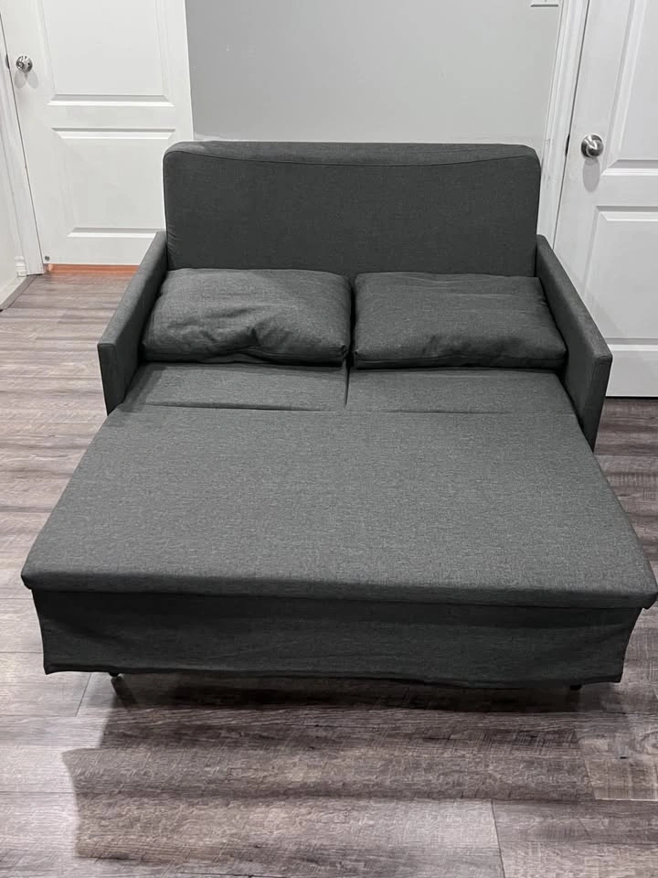 Dark Gray Sleeper Loveseat - photo 2