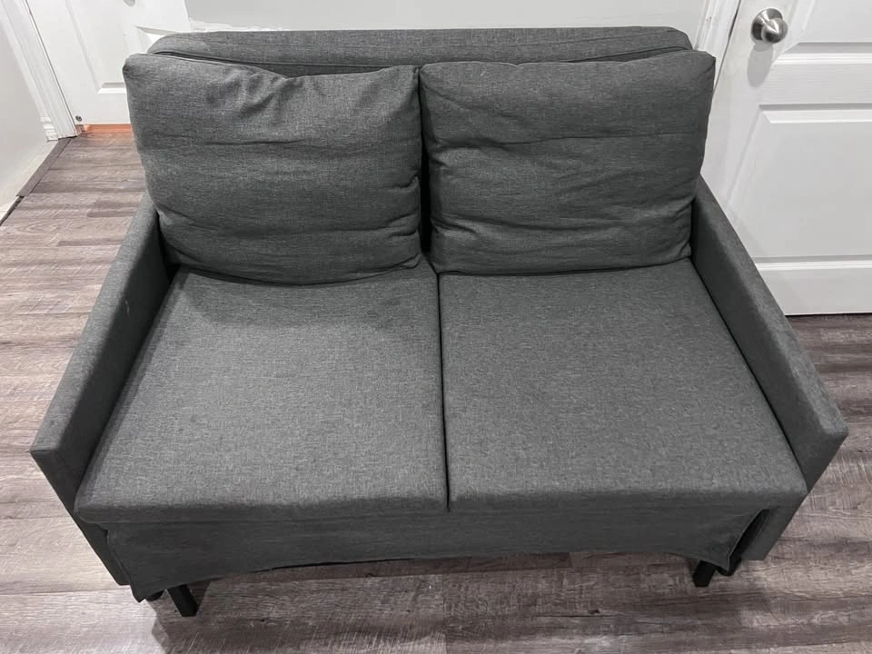Dark Gray Sleeper Loveseat - photo 3