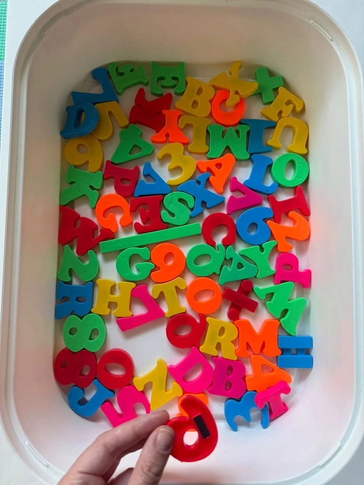 Mix of Letter and Number Magnets - photo 3