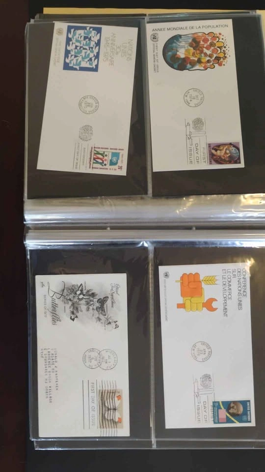 1950s 60s 70s First Day Covers Full Album (About 200 Total) - photo 3
