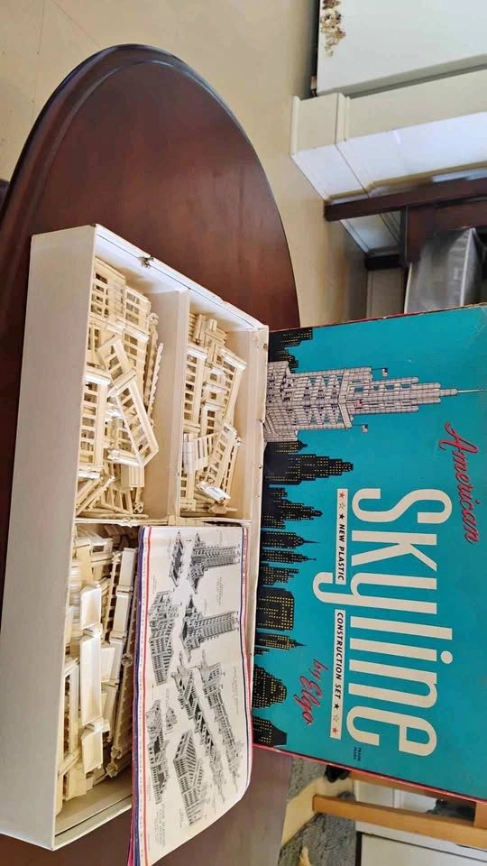 Vintage 1950s Elgo American Skyline Set #95 Plastic Building Kit