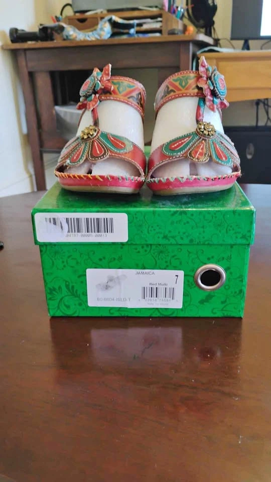 Corkys Elite Jamaica Women's Sandals Multi Color Size 7 New
