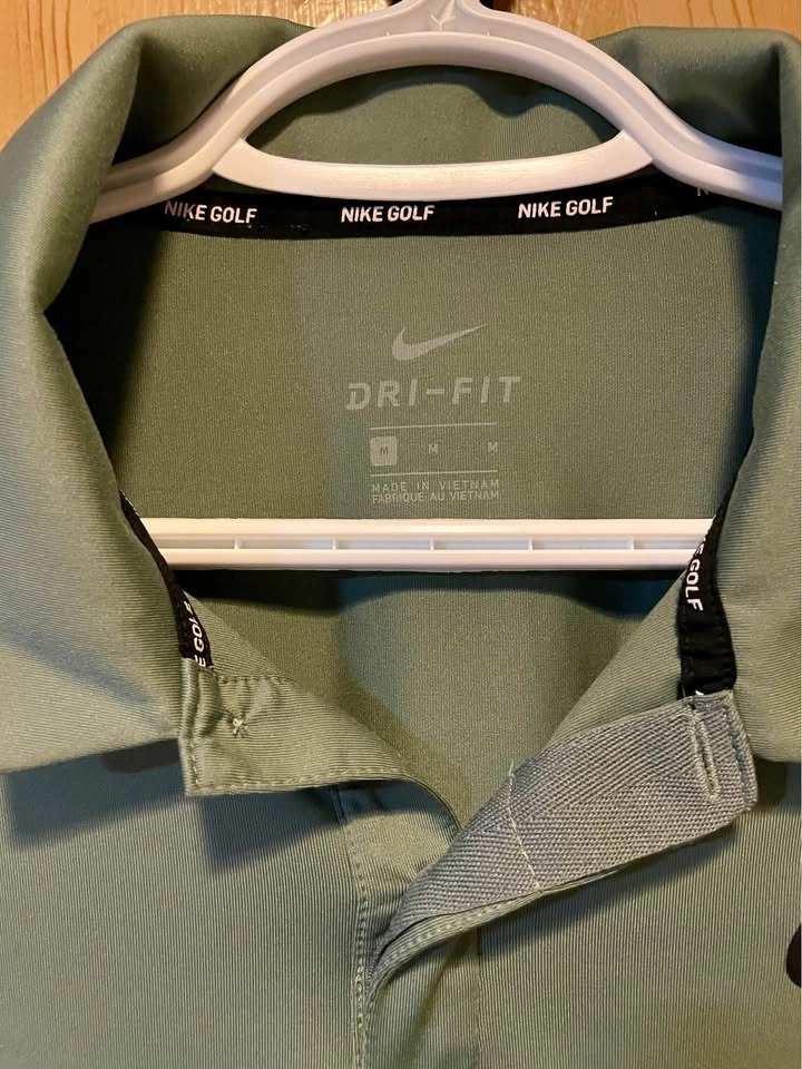 NEW Medium Nike Golf Dri-FIT Striped Golf Polo - photo 2