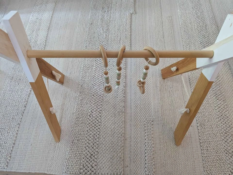 Wooden Rustic Baby Play Gym - photo 3