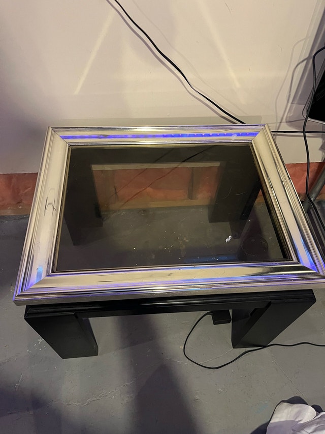 2 Glass Side Tables