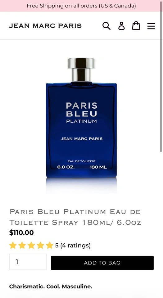 Jean Marc Paris Bleu platinum - photo 3