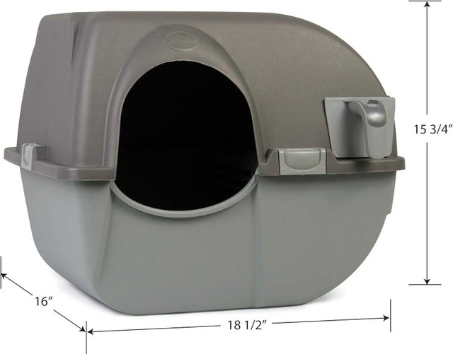 Roll 'n Clean Self-Cleaning Covered Litter Box