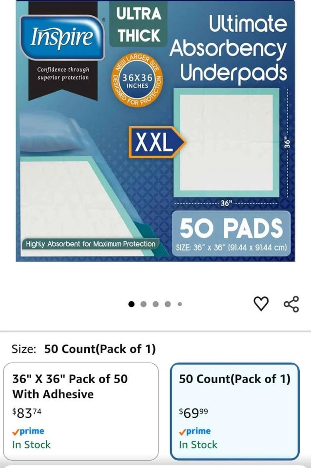 Ultimate Absorbency Underpads 2 boxes - photo 3