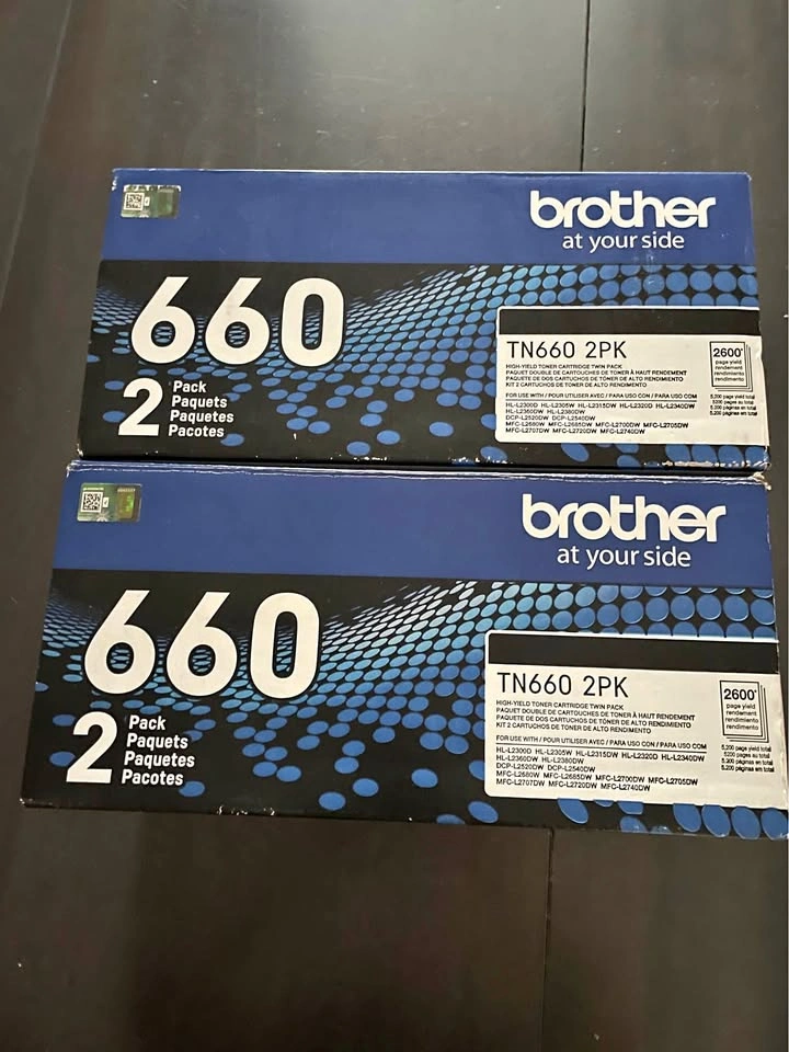 Brother Toner Cartridge 2-Pack x 2 per box