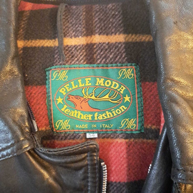 Vintage Pelle Moda Men’s Leather Jacket – Made in Italy, Size 54 - photo 5