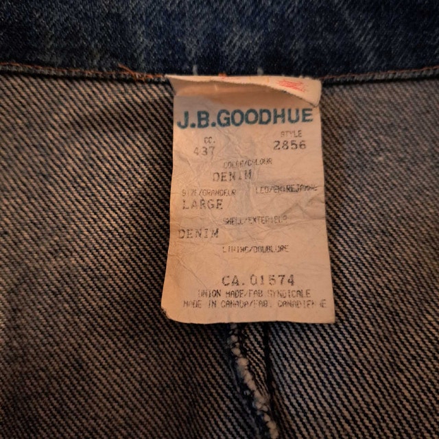 Vintage J.B.GOODHUE Men's Denim Jacket - photo 2