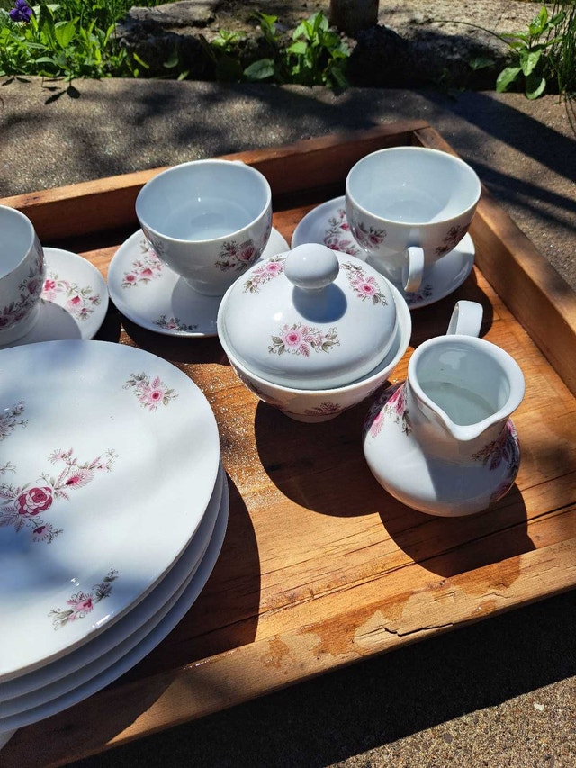 Vintage GDR Kahla Porcelain Tea / Coffee Set - 21 Pcs - photo 3