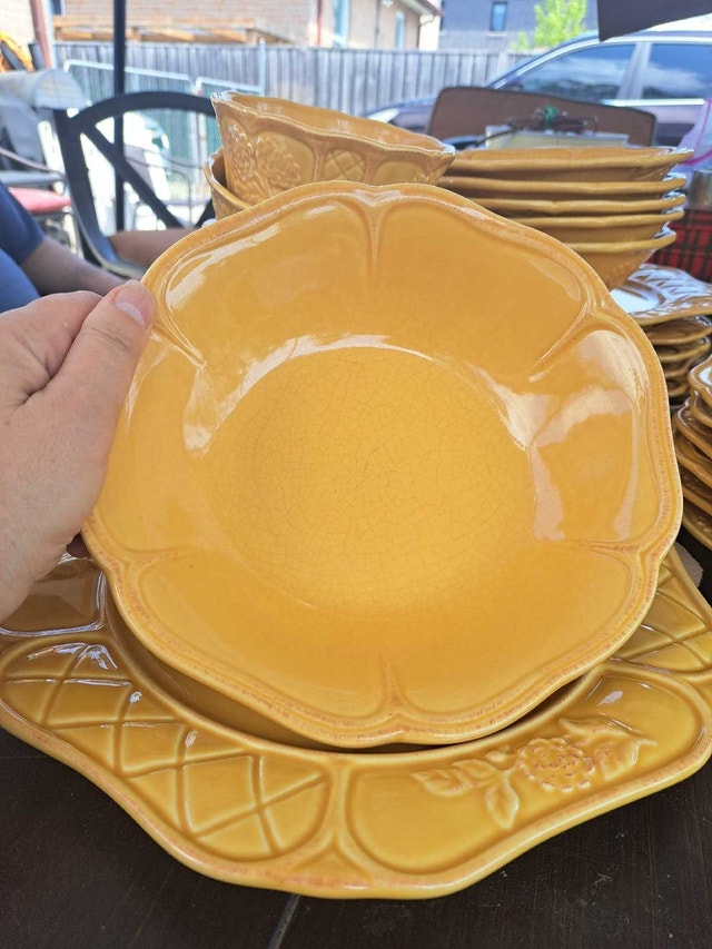 Vintage Certified International Cuisineware Gold 24-Piece Set - photo 3