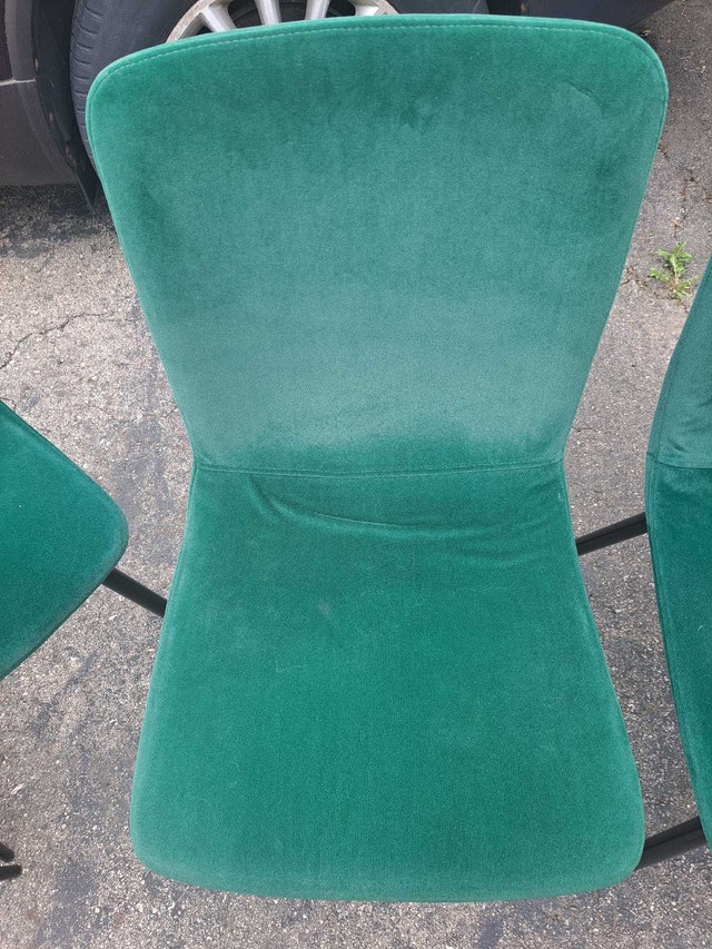 Green Velvet Chairs
