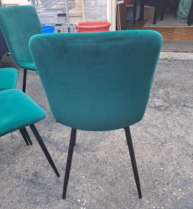 Green Velvet Chairs - photo 4