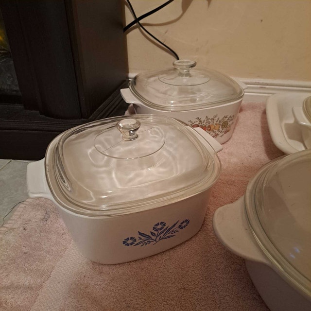 Vintage White CorningWare Baking Dishes – Assorted Patterns - photo 5