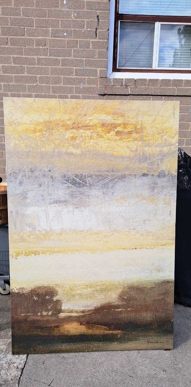 Large Abstract Wall Art – 60″ x 40″
