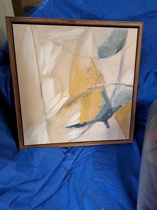 Abstract Painting (2) 23x22 inch - photo 2