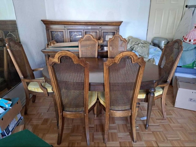Mid Century Walnut American of Martinsville Dining Set