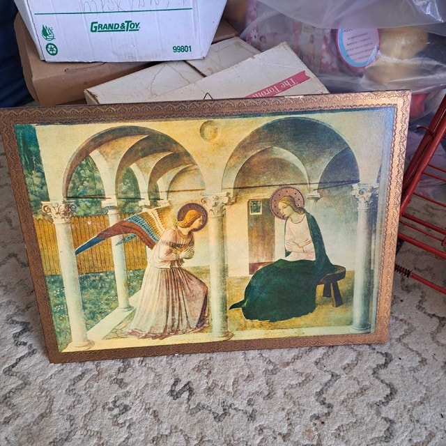 Vintage Grand & Toy "The Annunciation" Framed Print – Fra Angeli