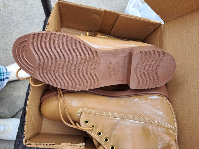 Vintage TUFF MAC Flex Panther Leather Work Boots –Made in Canada - photo 2