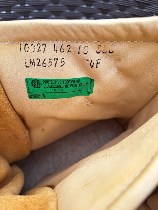 Vintage TUFF MAC Flex Panther Leather Work Boots –Made in Canada - photo 4